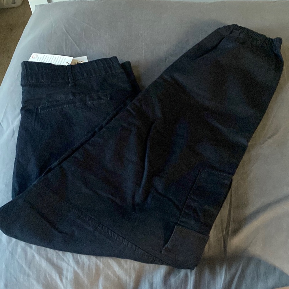 COPY - Black Cargo Type Jeans - Sz 15 / 32